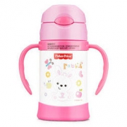 Fisher-Price 费雪 FP-8012 儿童吸管杯 300ML *2件