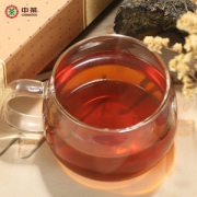 中粮旗下 中茶 3年陈化 安化金花茯砖茶 安化黑茶 1kg