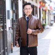 旺迪隆盛 中老年人皮衣 外套