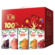 汇源 果汁 100%果汁饮料  混合口味 1L*5盒 *3件 111.76元包邮（双重优惠）