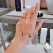 19年新品 Swarovski 施华洛世奇 5497668 恶魔之眼 手掌马蹄手链