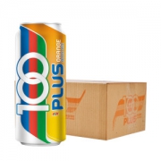 马来西亚 100 Plus 橘子苏打水 运动饮料 325ml/罐