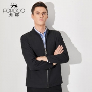 虎都 男士春秋款 商务休闲立领夹克