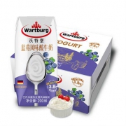 沃特堡 wartburg 蓝莓风味酸牛奶200ml*12