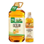 金胜鲜油坊压榨一级花生油 5L *3件