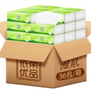 36包抽纸漫花抽纸实惠家庭装
