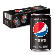 PEPSI 百事可乐 无糖碳酸饮料迷你罐 200ml*12罐