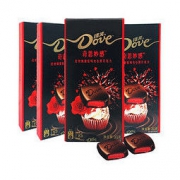 Dove 德芙 玫瑰红丝绒味夹心黑巧克力 30g*5盒 *2件