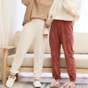 仙女暖暖裤宅宅裤珊瑚绒秋冬季加厚卫裤 券后￥18.9