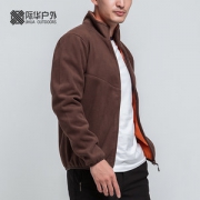 际华 部队供应商 男士加厚保暖摇粒绒外套
