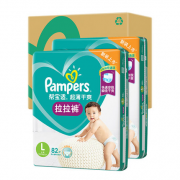 88VIP：Pampers 帮宝适 超薄干爽系列 婴儿纸尿裤 L164片 *4件 538.2元包邮（需用券，合134.55元/件）