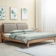 盛世林源 FS102 软包靠背床 普通款 1.35m 880元包邮（定金100元，前30名送鞋柜）