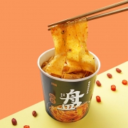 单身粮 酸辣熔岩面皮 非油炸 组合装 共6桶 16.9元包邮（需用券）