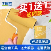 千居美 外墙乳胶漆 白色 500g 买一送一 加送刷子/砂纸/手套  券后5.9元