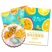 聚广德 金桔柠檬蜂蜜百香果茶 90gx2盒