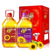 福临门 营养组合套装 葵花籽油+营养家调和油3.09L*2 *3件
