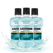 LISTERINE 李施德林 冰蓝零度 漱口水 500ml*3瓶（赠力士沐浴露720g） *2件