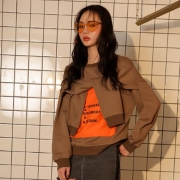 韩都衣舍 秋季款女士个性卫衣