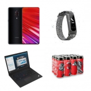 周二惠总：联想旗舰手机+华为手环+美邦男外套+ThinkPad笔记本+探路者徒步鞋...