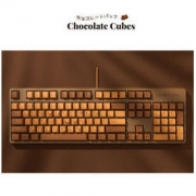 双11预售、新品首降： AJAZZ 黑爵 Chocolate Cubes 巧克力色机械键盘 Cherry轴
