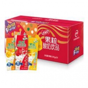 限四川： 伊利 优酸乳果粒酸奶饮品(草莓+黄桃+芒果) 245g*24盒