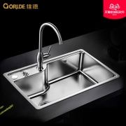 GORLDE 佳德 C-1 拉丝款 不锈钢水槽 700*450mm 504元