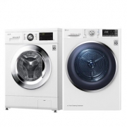 双11预售：LG FCM902W 9KG 滚筒洗衣机+RC90U2AV2W 9KG 干衣机 9999元包邮（需30元定金，1日0点支付尾款）