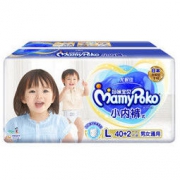 MamyPoko 妈咪宝贝 小内裤式 婴儿纸尿裤 L40+2片 *6件