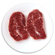 限山东：禧莱安 乌拉圭谷饲安格斯嫩肩原切牛排 200g（2-3片） *2件 35.8元，可低至17.9元