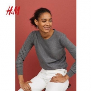 双11预售：H&M 0591334 女士套头针织衫