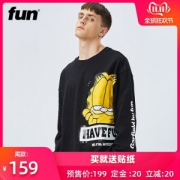 Fun 加菲猫正版联名款 男女加绒圆领卫衣