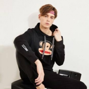 PAUL FRANK大嘴猴 男女士连帽卫衣