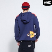 LIGHTNING BEAR 拼色连帽上衣