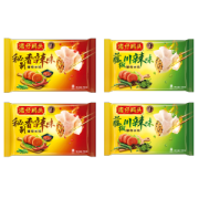 湾仔码头 藤椒猪肉+香辣猪肉水饺 720g*4袋
