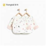 移动端： Tong Tai 童泰 新生儿纯棉保暖半背衣 2件装