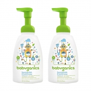 88VIP、双11预售：BabyGanics 甘尼克宝贝 奶瓶清洗液 宝宝果蔬清洁剂 473ml*2瓶 96.9元包邮（需用券，需定金10元，11.11日付尾款）