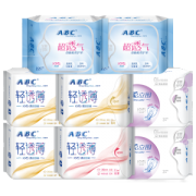 ABC 纤薄日夜用组合卫生巾 8包82片