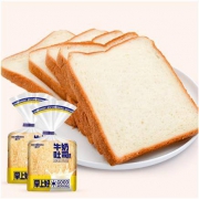 盐津铺子 焙宁牛奶南瓜吐司 400g整箱装 *2件