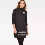 S码，G-Star Raw Graphic 17 Tortoi 女士中长款运动卫衣