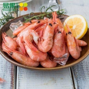 限地区：易果生鲜 原膳加拿大北极甜虾 500g*5件