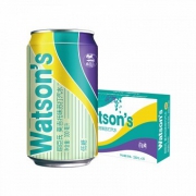 Watsons 屈臣氏 香草苏打水 330ml*24罐 *2件