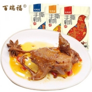 百瑞福 卤味熟食手撕鹌鹑66g*3袋