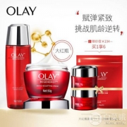 Olay 玉兰油 新生塑颜礼盒 大红瓶面霜+大红水+大红瓶面膜*2 送面霜14g*2