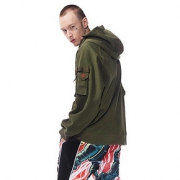 Mishka 宽松连帽休闲卫衣