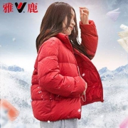yaloo 雅鹿 女士短款羽绒服