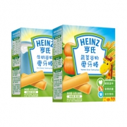 亨氏宝宝辅食蔬菜牛奶婴儿磨牙棒饼干 券后￥15.25