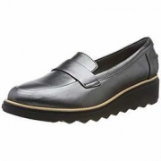Clarks 其乐 Sharon Gracie 女士厚底乐福鞋