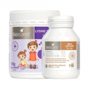 88VIP、双11预售：BIO ISLAND 儿童助长素1段+液体乳钙 155.8元包邮（需30元定金）