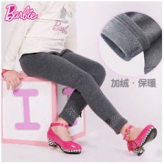 Barbie 芭比 M8532 女童加绒打底裤
