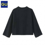 14日0点：GU极优 306700 女士纽花针织衫